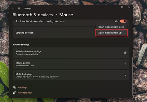 Image result for Windows Change Scroll Direction