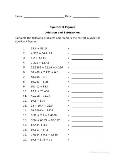 Image result for Chemfiesta Significant Figures Practice Worksheet