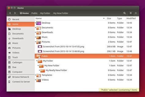 Toradh íomhá ar Ubuntu File Manager vs Windows File Manager