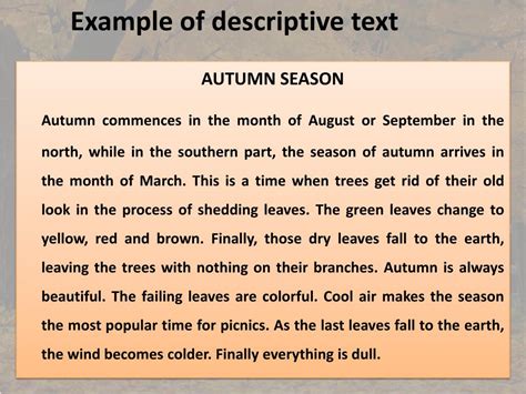 Image result for Descriptive Text Example About Place