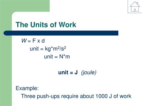 Image result for What Unit Is Work Calculated In