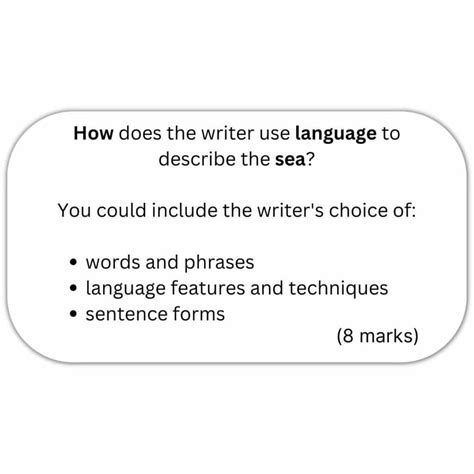 Image result for How to Write Language Paper 1 Question 2