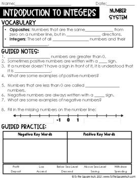 Image result for Introduction to Integers