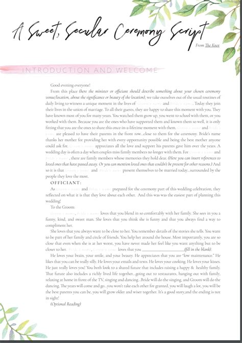 Secular Wedding Ceremony Script に対する画像結果