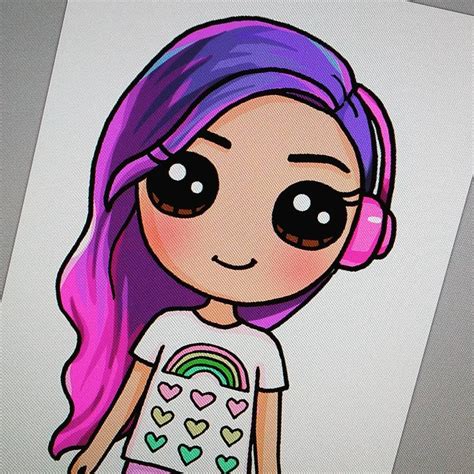 Toradh íomhá ar Cute Learning Girl Draw