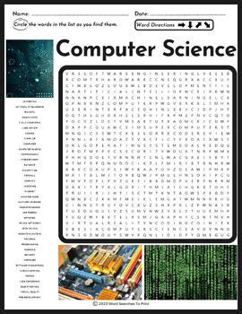Image result for Word Search for Computer Technology Students