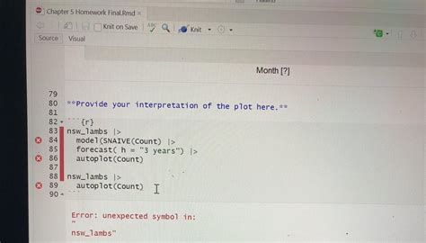 Toradh íomhá ar Incorrect R Studio Code