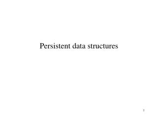 Persistent Data Structures に対する画像結果