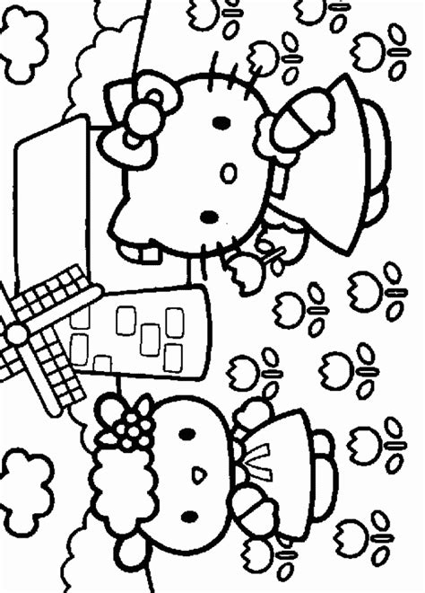 Image result for Fun Hello Kitty Coloring Pages