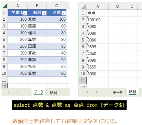 Excel SQLTool に対する画像結果