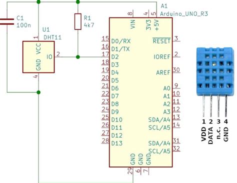 Bildergebnis für DHT11 Sensor in Arduino Uno