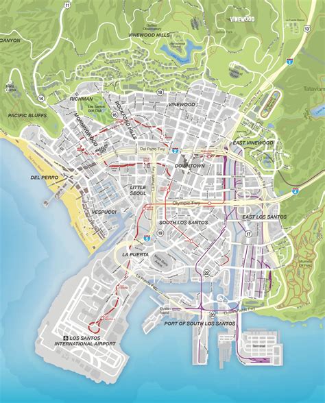 Afbeeldingsresultaten voor GTA 5 Bus Routes