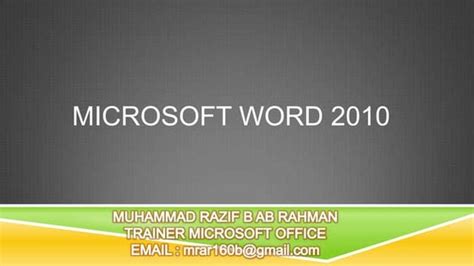 Afbeeldingsresultaten voor Free Microsoft Word 2010 Tutorial