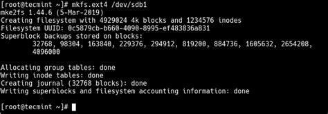 Ext4 File Format に対する画像結果