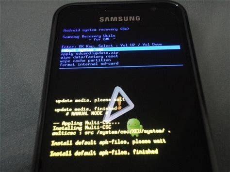 Image result for Samsung Phone Recovery Mode
