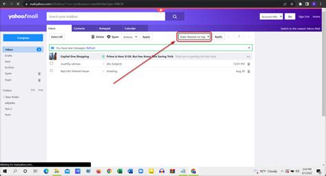 Image result for Sort Yahoo! Mail by Sender