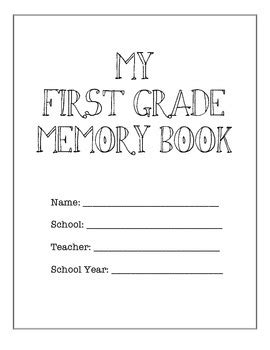 Image result for First Grade Memory Book