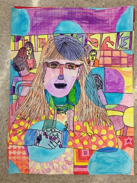 Image result for 4th Grade Continuous Contour Line Drawing