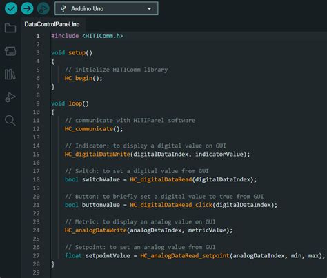 Arduino Graphical User Interface に対する画像結果