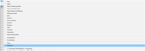 Image result for File Menu in Notepad