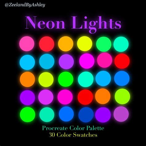 Neon Colors Number Code に対する画像結果