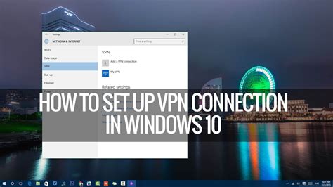 Toradh íomhá ar VPN Connection in Windows 10