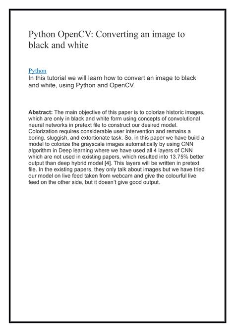 Toradh íomhá ar Black and White Code Python