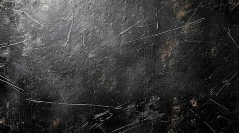 Premium Photo | Black scratched metal texture