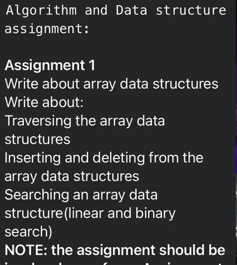 Assignment Font Page for Data Structure and Algorithm に対する画像結果