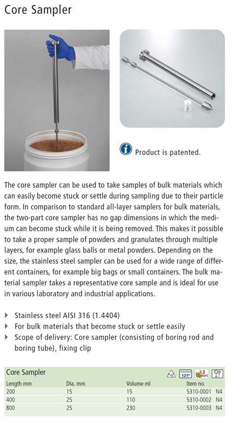 Mini Core Sampler に対する画像結果