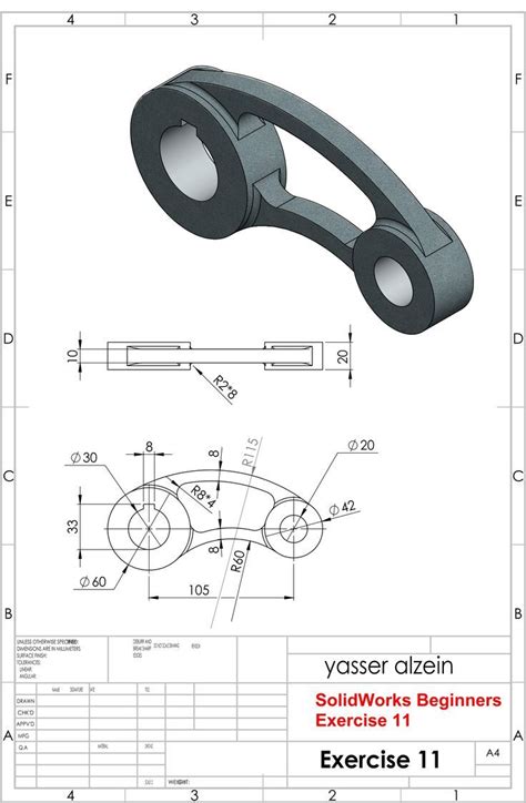 Toradh íomhá ar SolidWorks Design Exercises