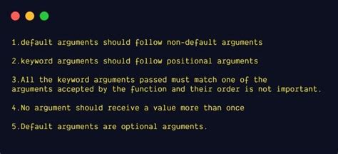 Image result for 5 Different Types of Arguments in Python