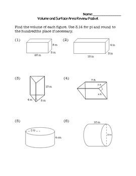 Image result for Math Worksheets 6th Grade Finding Volume