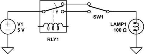 Image result for Relay Bulb Circuit Diagram