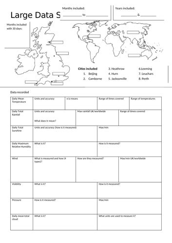 Image result for Large Data Set Map