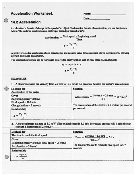 Image result for Net Force and Acceleration Worksheet Answer Key