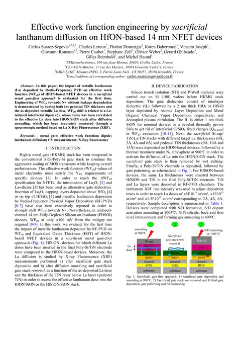 Image result for Effective Work Function