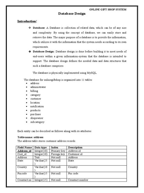 Database Design Document Template に対する画像結果