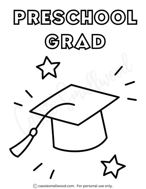 Toradh íomhá ar Graduation Coloring Pages Printable