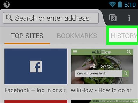 Image result for Browsing History View