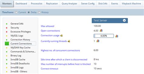 Toradh íomhá ar MySQL Performance Tuning Tool