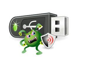 Toradh íomhá ar Pen Drive Antivirus