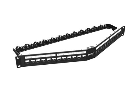 Image result for Transparent Plate Behind CommScope Angled Patch Panel