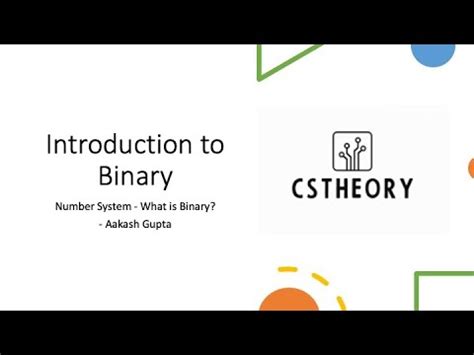 Image result for Introduction to Binary Number System