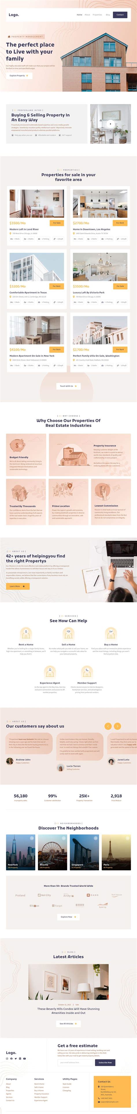 Afbeeldingsresultaten voor Property Management Website