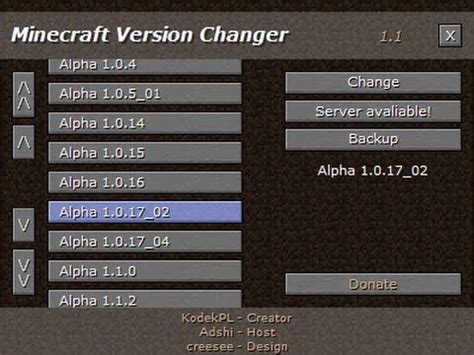 Image result for Mcpe Version Changer