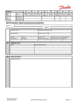 Toradh íomhá ar 8D Problem Solving Form