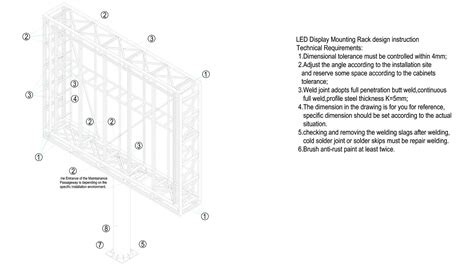 Afbeeldingsresultaten voor LED Screen Steel Frame