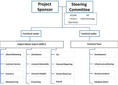 ERP Implementation Team Structure എന്നതിനുള്ള ഇമേജ് ഫലം