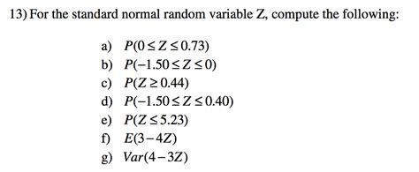 Toradh íomhá ar Normal Random Variable Z Chart